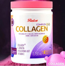 Resim Balen Kolajen Complex Collagen X3 Meyve Aromalı Tip 1-2-3 Asit C Vitamin 11.780Mg 350G 