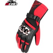 Resim Xifu Shop C Mtv-10-Kırmızı MotosikletEldiveni Kayak Eldiveni Unisex Bisiklet Termal Mtb Bisiklet Eldiveni Kayak Için Guantes (Yurt Dışından) 