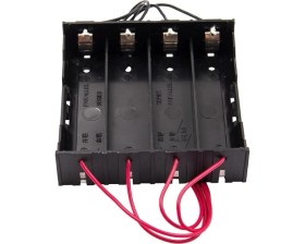 Resim Alkatronik 18650 Pil Yuvası 4'lü Paralel 