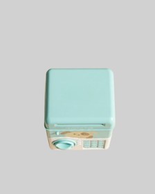 Resim Atm Görünümlü Su Yeşili Otomatik Para Çeken Şifreli Kumbara 