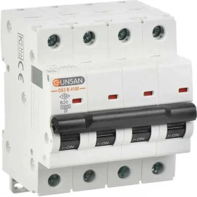 Resim Günsan Elektrik Valta Otomatik Sig.10kA C Tip 4P 25A 
