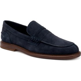 Resim Erkek Oxford ( Klasik) 76D0 Frau Suede Blu 