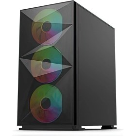 Resim İzoly B709 Cyberpunk Tempered Glass 550W 80+ Kasa 