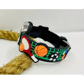 Resim Siyah Şirin Sporcu Hayalet Ekran Şık Çocuk Kol Saati Mls-440 