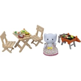 Resim Sylvanian Families Barbekü Piknik Fil Kız 5640 