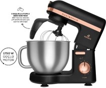Resim Karaca Mastermaid Chef Pro Çift Kollu Stand Mikser Matte Black Copper 1750w 
