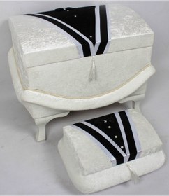 Resim Damat 2li Çeyiz, Bohça Ve Traş Sandık Takımı 611 