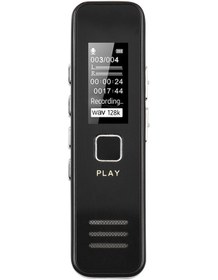Resim Leezsing "128gb Tf Kart Desteği İle Hafif Ve Taşınabilir Dijital Ses Kaydedici - Mp3/wav Çalar Ve Şarj Edilebilir" 