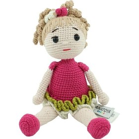 Resim Amigurumi Süslü Bebek - Pembe 