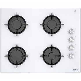 Resim Vestel AO-651041 B 65 cm 4 Gözü Gazlı Ankastre Ocak 