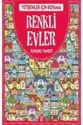 Resim Dokuz Yayınları Renkli Evler Yetişkinler İçin Boyama / Dokuz Yayınları / Gizem Ulaş 