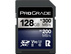 Resim Prograde Digital 128GB UHS-II SDXC V90 Hafıza Kartı Yüksek Hız ve Uyumlu Cihazlar İçin 