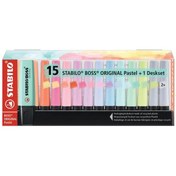 Resim Stabilo Fosforlu Kalem Boss Orıgınal Pastel 15 Li 7015-02 