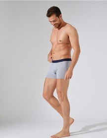 Resim Koton Pamuklu 3'lü Set Basic Boxer Lacivert 3wlm90032mk Lacivert 
