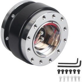 Resim Creatorally Evrensel Direksiyon Hızlı Yayın Hub Adaptörü Boss Kiti Için Yarış Araba Siyah (Yurt Dışından) 