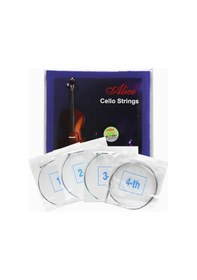 Resim Alice A-803 Steel Core Çello Teli Seti-Hard Tensıon 