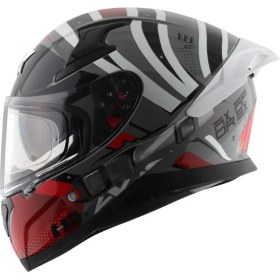 Resim Axor Apex/hex 2 E Full Face Parlak Gri Kırmızı (M/c)- 