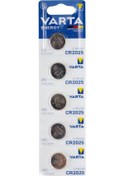 Resim VARTA CR2025 3 VOLT LİTYUM PİL 5Lİ PAKET FİYAT 