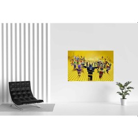 Resim Lego Karakterler Kanvas Tablo 