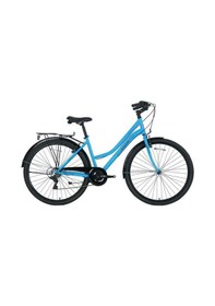 Resim Bisan Smıle Bayan Şehir Bisikleti 44cm V 26 Jant 7 Vites Mavi Siyah Çok Renkli 