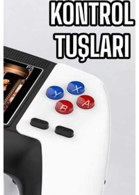 Resim Gamepad 520 Retro Oyunlu Taşınabilir El Konsolu Atari 