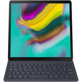 Resim Samsung Galaxy Tab S5E EJ-FT720BB Türkçe Klavyeli Tablet Kılıfı Siyah 