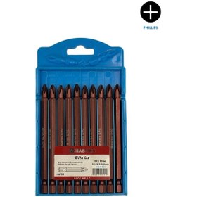 Resim S2 Ph2 Bits Uç 100 Mm 10'lu Yıldız Uç Seti Vidalama İşlemlerinde Maksimum Dayanıklılık 