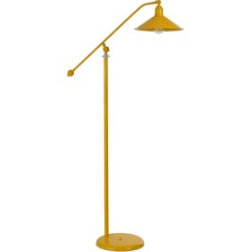 Resim Moka Sarı Lambader Metal Başlıklı 