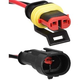 Resim 2 Kablolu Karşılıklı Konnektör Soket Su Geçirmez 300v-10a 