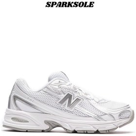 Resim New Balance 740 Lifestyle Kadın Beyaz Spor Ayakkabı U740WM2 -SPARKSOLE 