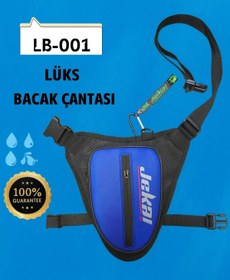 Resim Jiekai JİEKAİ LB-001 MOTORCU MOTOSİKLET BACAK ÇANTASI *MAVİ KARBON KUMAŞ *BEYAZ NAKIŞ* (ANAHTARLIK HEDİYE ) 