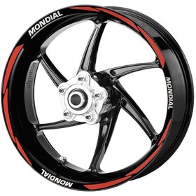 Resim Deeb Mondıal Jant Şeridi Reflektif Kırmızı Beyaz Model S N11.34680 