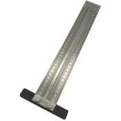 Resim Rox Wood 0090 Hassas Işaretleme Şablon Paslanmaz T Cetvel 300 Mm 