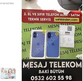 Resim Apple iPhone 16 Plus İkinci El TR | 128 GB | Mavi 