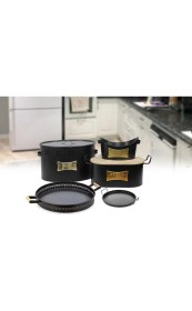 Resim Evstyle 5 Parça Çok Amaçlı Mutfak Saklama Çeyiz Seti 