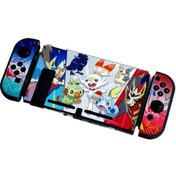 Resim Jzcat Nintendo Switch Bölünmüş Kılıf Oyun Teması Renkli Kılıf Sert Kılıf-a135 