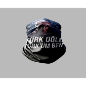 Resim Buffalo Atatürk Tasarımlı Motorcu Buff Maske Outdoor Boyunluk Unisex Bandana 
