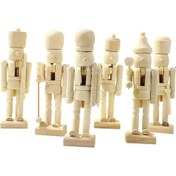 Resim Suntek Parti Evi Girişi İçin 6 Adet Kendin Yap Ahşap 12x4x4 Cm 