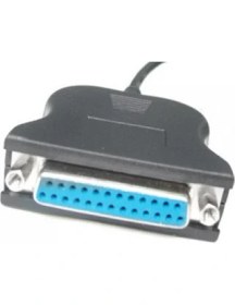 Resim USB Tipi Erkek Db-25 Kadın Paralel Yazıcı Dönüştürücü 