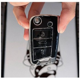 Resim Volkswagen Polo T-roc T-cross Golf Passat Taigo Tiguan Uyumlu Anahtar Kılıfı Susta Lı Model Yeni 