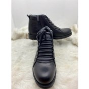 Resim Gamze Içi Tüylü Deri Erkek Bot Model 461 - Siyah - 41 - ST00388-SİYAH-41 