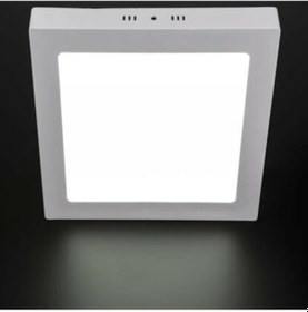 Resim Beyaz Ledli 24 Watt Kare Sıva Üstü Led Panel Tavan Armatürü Spot Beyaz 