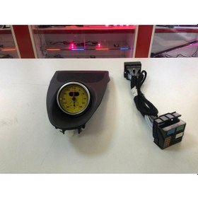 Resim Porsche 718 2016-2021 Kasa Uyumlu Siyah Saat Sarı 