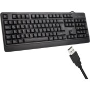 Resim Philips SPK6247B USB 1.2 Metre Kablolu Klasik Siyah Numpadli Türkçe Q Klavye 