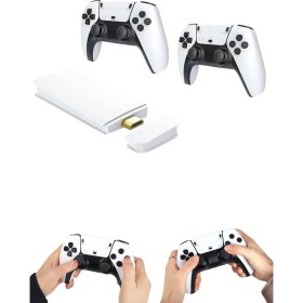 Resim Mobil Dünyası 4K Hd Görüntü Kaliteli Retro Game Stick 20000 Oyunlu Çift Kollu Beyaz Game Stick - MB000X-2H6PN 