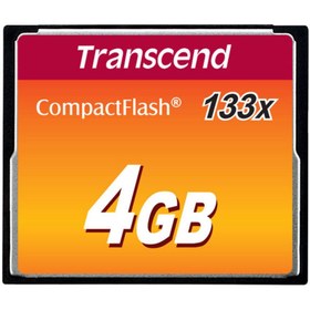 Resim transcend TS4GCF133 4 GB CF133 133X 50/20Mb/s CompactFlash CompactFlash Hafıza Kartı 