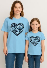Resim SVART WEAR MAMA MINI Anne Kız Kombin Tişört Takımı T-Shirt Twin Anne Kız Çocuk Oversize MAMA MINI (TEKLİ FİYAT) 