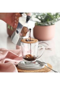 Resim LAV Vega Cam Kupa 6 Kişilik 250 ml Kulplu (Kahve/Çay Bardağı) 