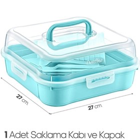 Resim HOBBY LİFE 32 Parça 6 Kişilik Çantalı Magic Piknik Seti Mavi 