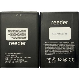 Resim Reeder P13 Blue Lite 2022 Pil Batarya - KLB395P667 